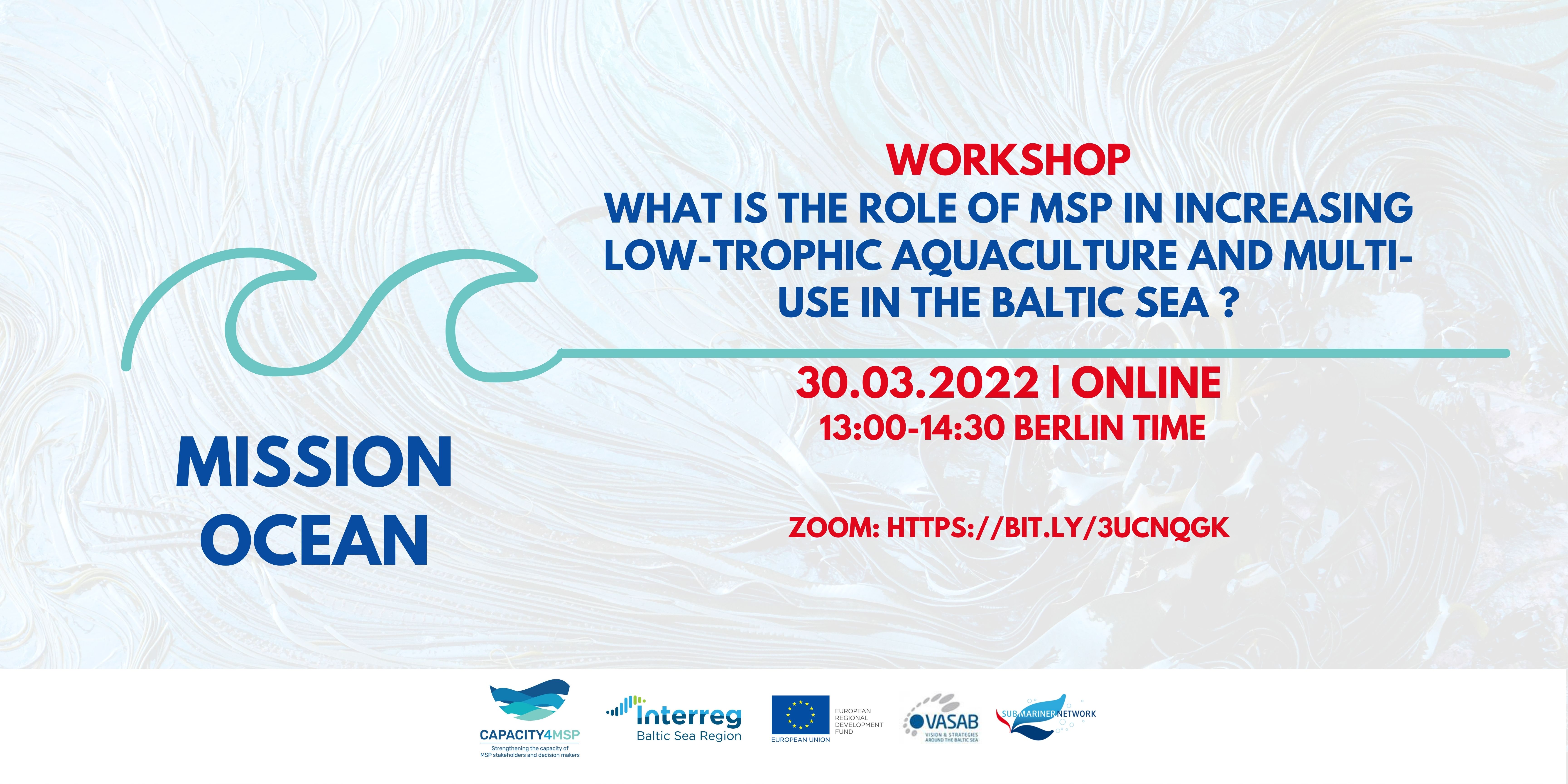 Mission Ocean What is the role of MSP in increasing low trophic aquaculture and multi use