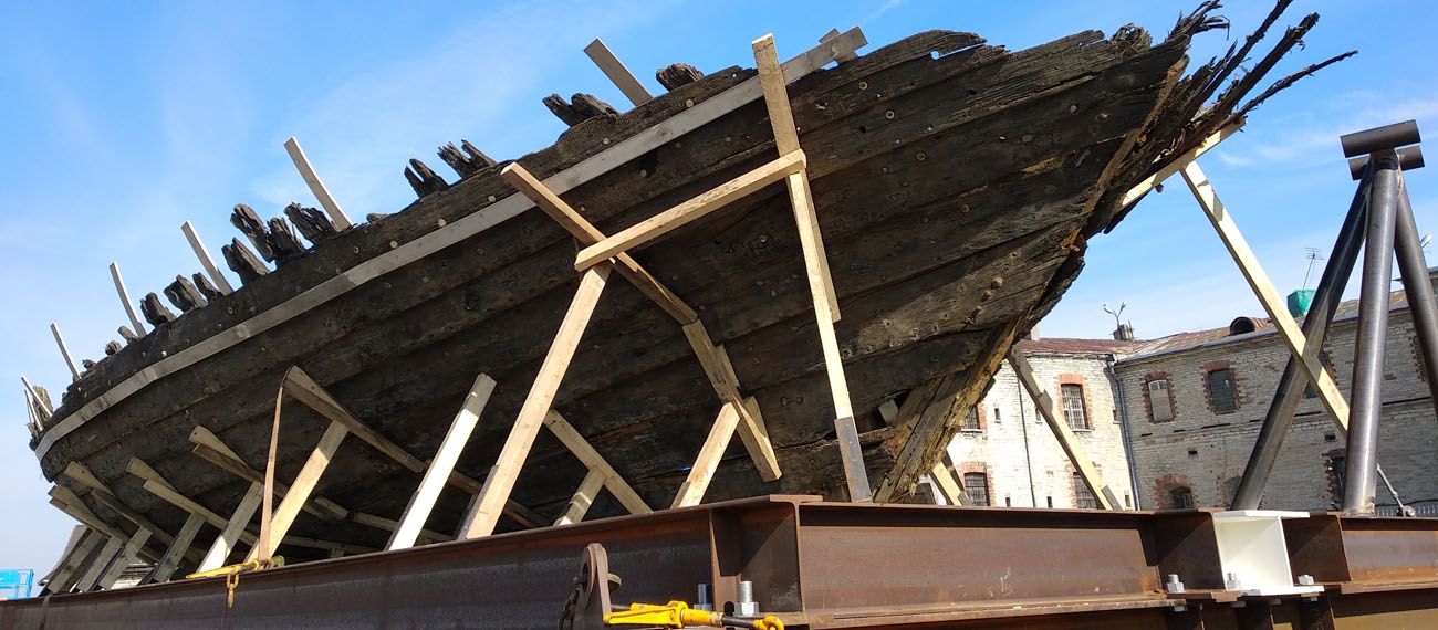 Wreck of a Medieval kogg 