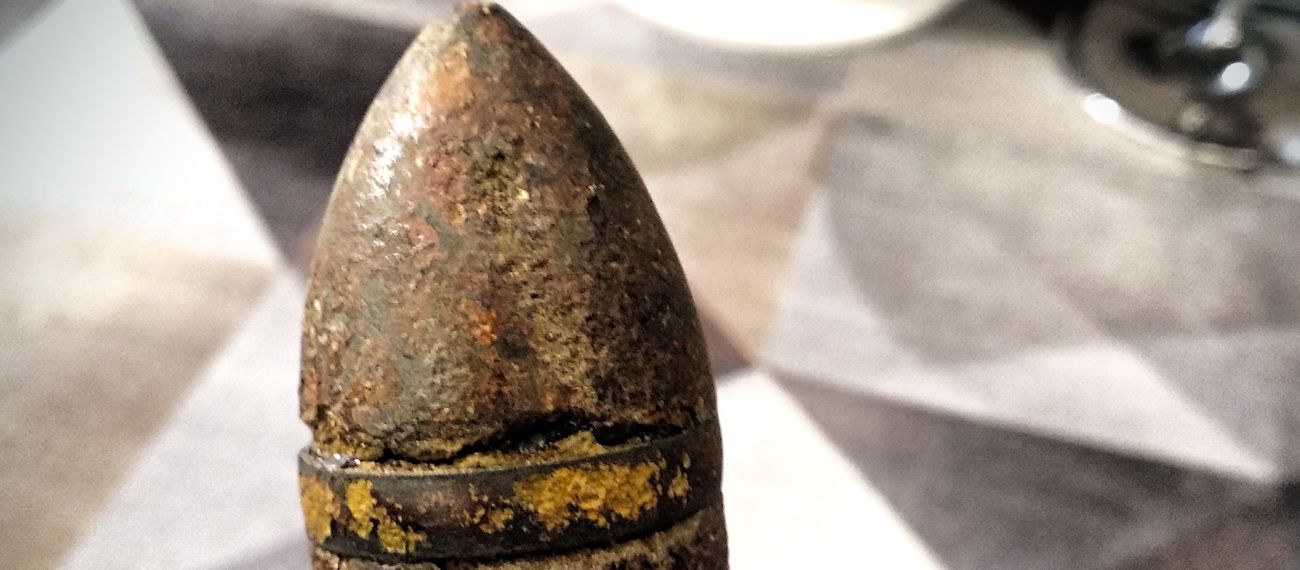 explosives from a wreck